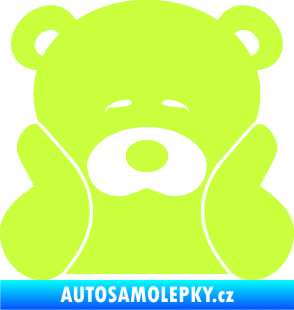 Samolepka JDM medvídek limetová