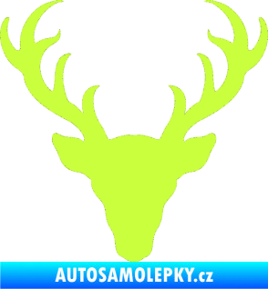 Samolepka Jelen trofej 003 limetová