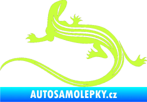 Samolepka Ještěrka 011 levá limetová