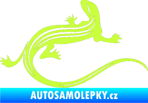 Samolepka Ještěrka 011 pravá limetová