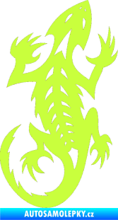 Samolepka Ještěrka 014 pravá limetová