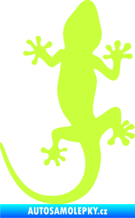 Samolepka Ještěrka 017 levá limetová