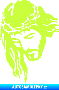 Samolepka Ježíš 003 levá limetová