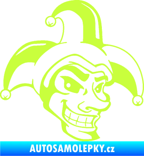 Samolepka Joker 001 pravá limetová