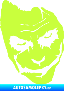 Samolepka Joker 002 pravá tvář limetová