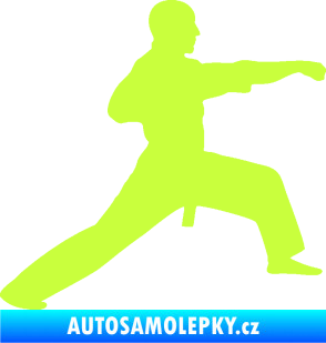 Samolepka Judo 001 pravá limetová