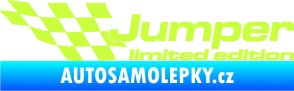 Samolepka Jumper limited edition levá limetová