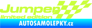 Samolepka Jumper limited edition pravá limetová