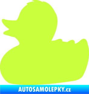 Samolepka Kachnička 001 levá limetová