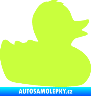 Samolepka Kachnička 001 pravá limetová