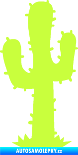 Samolepka Kaktus 001 levá limetová