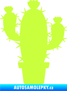 Samolepka Kaktus 003 levá limetová