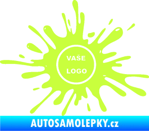 Samolepka Kaňka 003 znak limetová