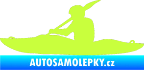 Samolepka Kanoista 003 levá limetová