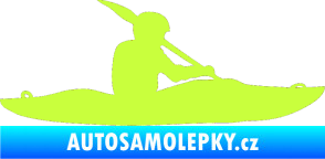 Samolepka Kanoista 003 pravá limetová