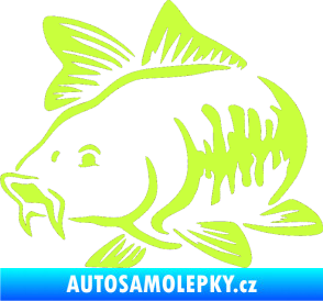 Samolepka Kapr 001 levá limetová