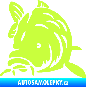 Samolepka Kapr 002 levá limetová