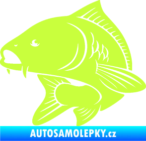 Samolepka Kapr 008 levá limetová