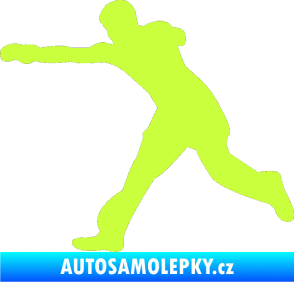 Samolepka Karate 004 levá limetová