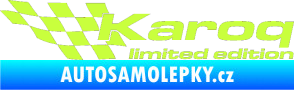 Samolepka Karoq limited edition levá limetová