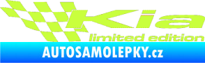 Samolepka Kia limited edition levá limetová