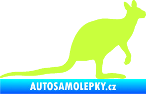 Samolepka Klokan 003 pravá limetová