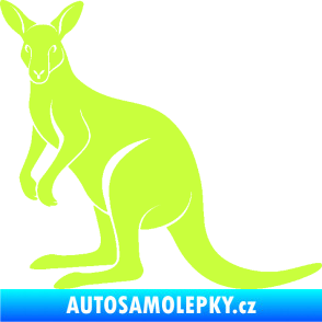 Samolepka Klokan 005 levá limetová