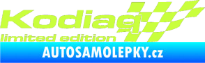 Samolepka Kodiaq limited edition pravá limetová