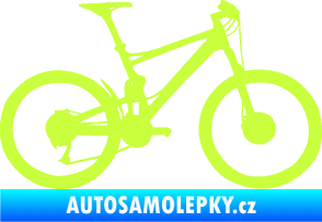Samolepka Kolo 001 pravá - (horské kolo) limetová