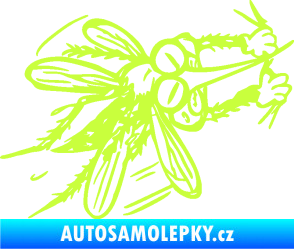 Samolepka Komár 002 pravá limetová