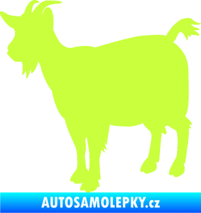 Samolepka Koza 001 levá limetová