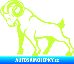 Samolepka Kozel 002 levá limetová