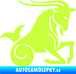 Samolepka Kozoroh 004 pravá limetová