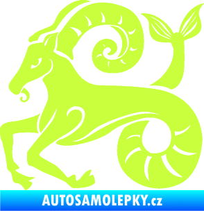 Samolepka Kozoroh 005 levá limetová