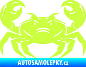 Samolepka Krab 003 limetová