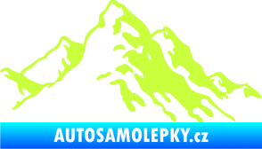 Samolepka Krajina hory 006 pravá limetová