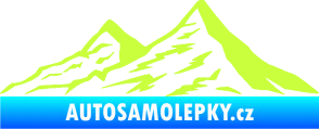Samolepka Krajina hory 009 levá limetová