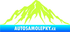 Samolepka Krajina hory 010 levá limetová