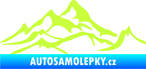 Samolepka Krajina hory 017 pravá limetová