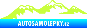 Samolepka Krajina hory 020 levá limetová