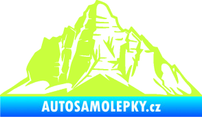 Samolepka Krajina hory 022 levá limetová