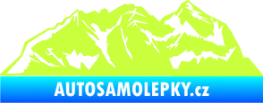Samolepka Krajina hory 024 levá limetová