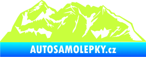 Samolepka Krajina hory 024 pravá limetová