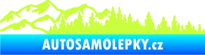 Samolepka Krajina hory 030 levá limetová