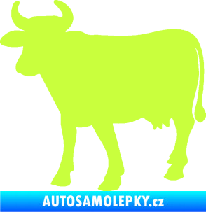 Samolepka Kráva 002 levá limetová