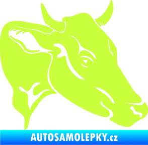 Samolepka Kráva 003 pravá limetová