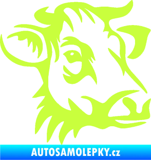 Samolepka Kráva 004 pravá limetová
