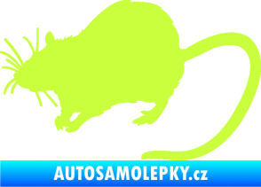 Samolepka Krysa 002 levá limetová