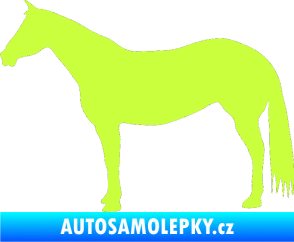 Samolepka Kůň 007 levá limetová
