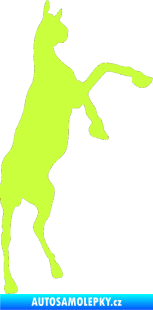 Samolepka Kůň 016 pravá limetová